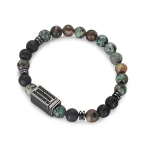 316L stainless steel bracelets wholesale - men's vintage beaded bracelet