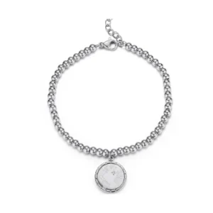 Earth Motif Cz Bracelet - nature
